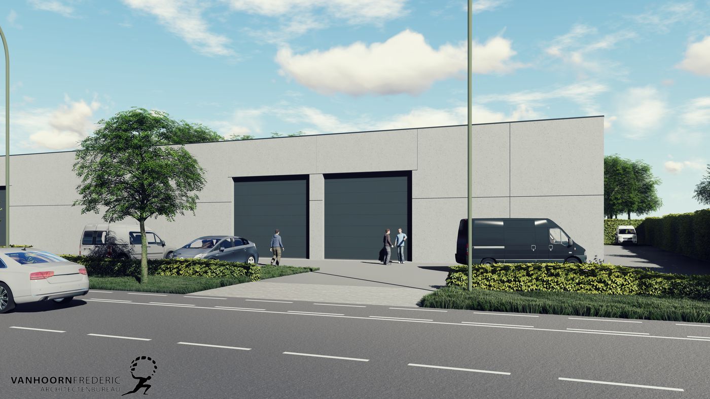 Bedrijfsgebouw Verkocht Eernegem zoneringsplan 